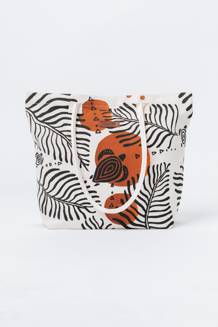 Beach Tote - Retro Turtles