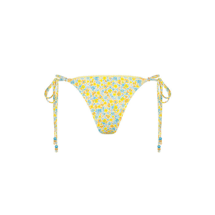 Decorative Thong Tie Side Bikini Bottom - Dreamy Daze