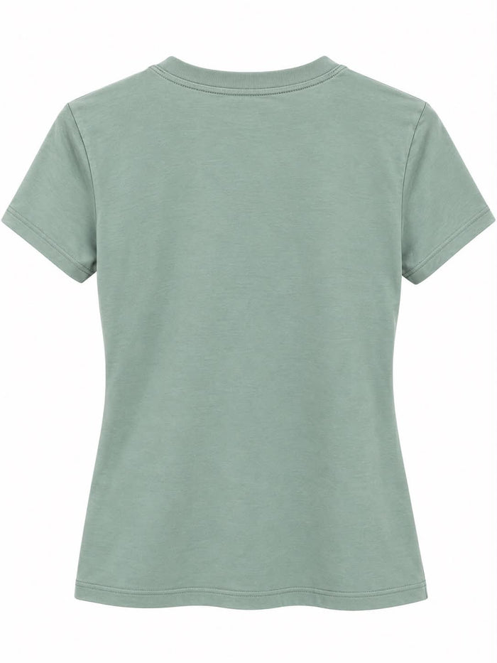 Playera Calvin Klein Mujer – Verde Salvia