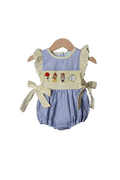 The Smocked Flamingo Apparel & Accessories Smocked Beauty and Friends Seersucker Bubble