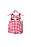 The Smocked Flamingo Apparel & Accessories Smocked Red Gingham Mouse Party Hat Bubble